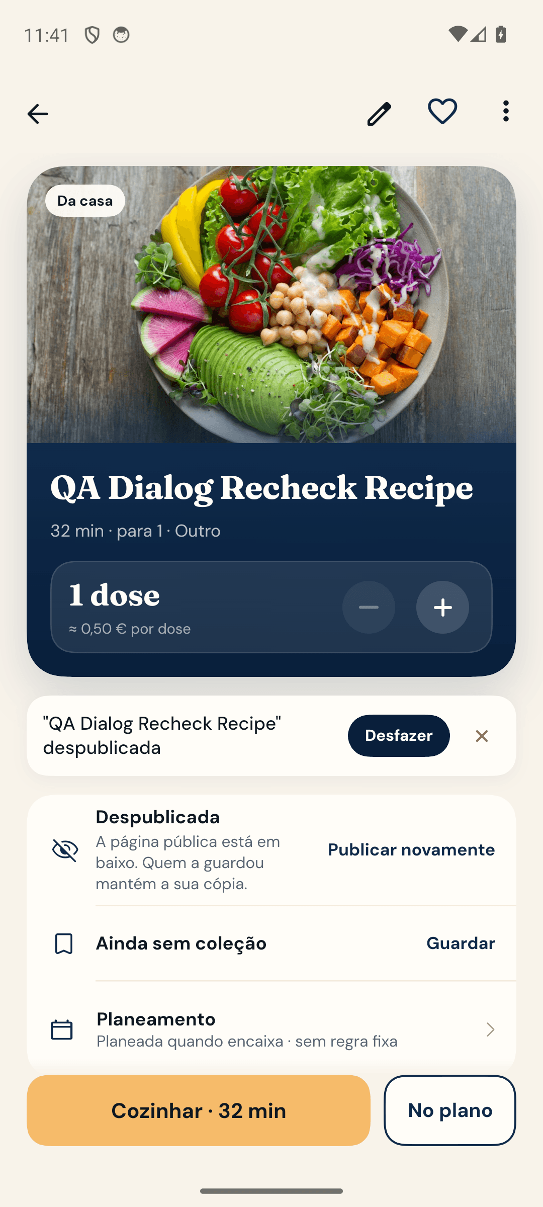 QA Dialog Recheck Recipe