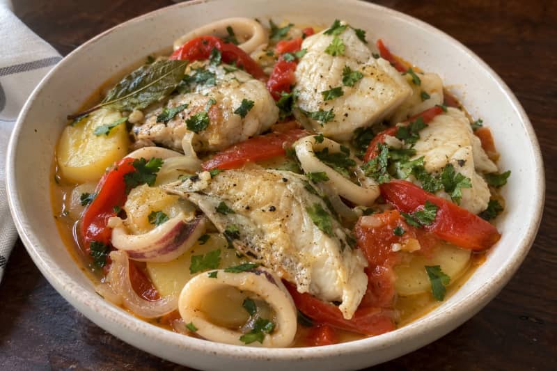 Caldeirada de Peixe (Portuguese fish stew)