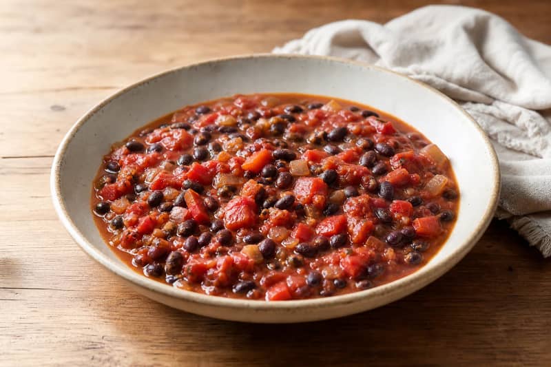 Black bean chilli