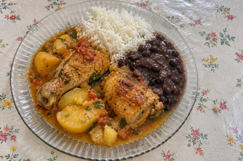 Chicken and potato stew