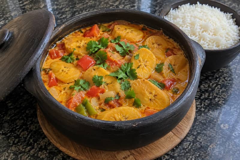 Plantain moqueca