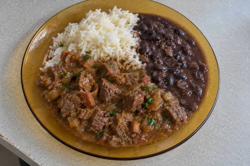 Picadinho (diced beef stew)