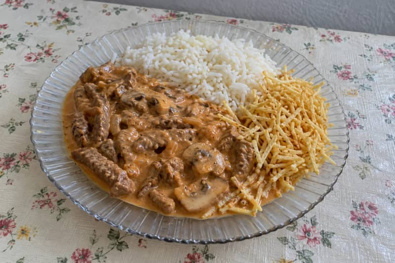 Beef strogonoff