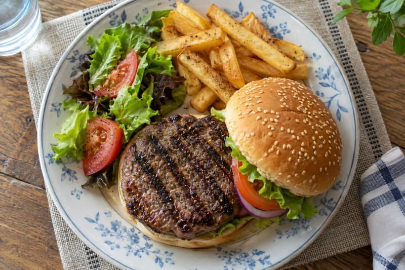 Grilled burger