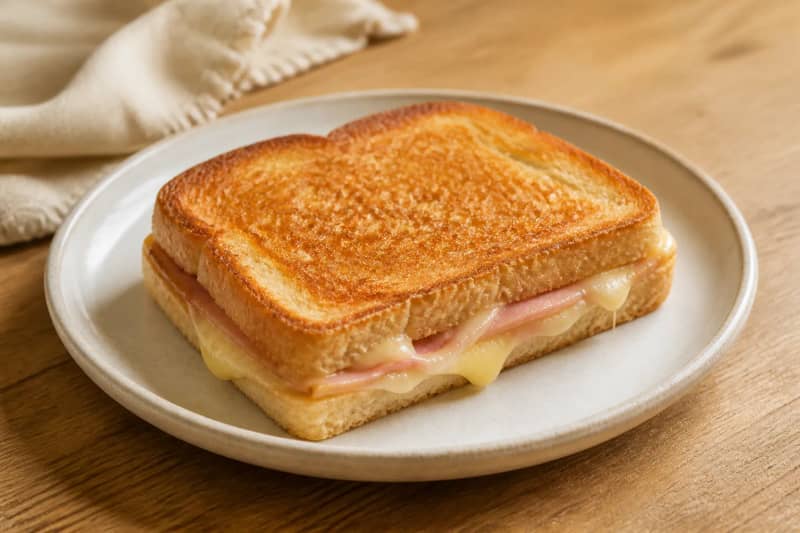 Ham and cheese toastie