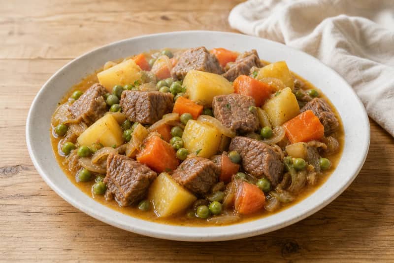 Jardineira (meat and vegetable stew)