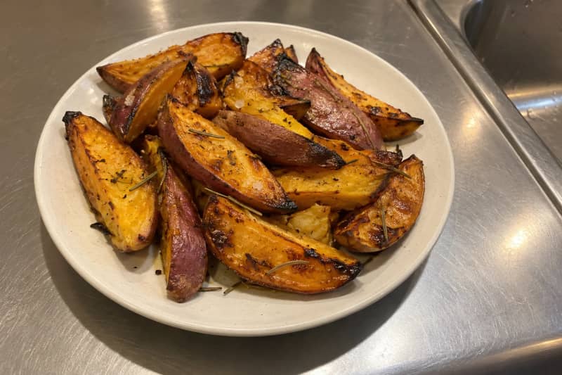 Roast sweet potato