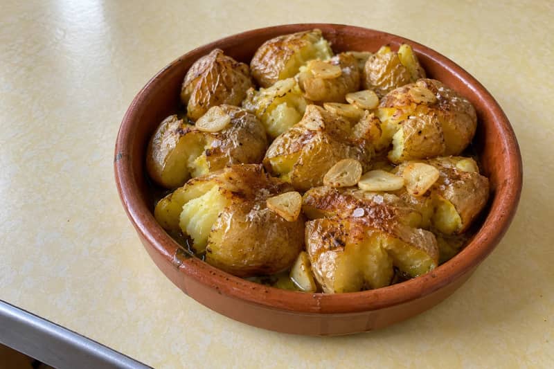 Punched potatoes