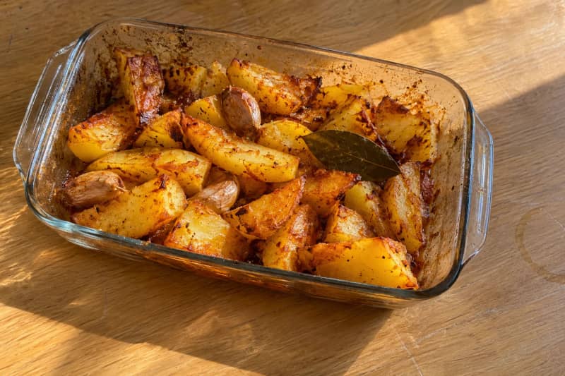 Oven-roasted potatoes