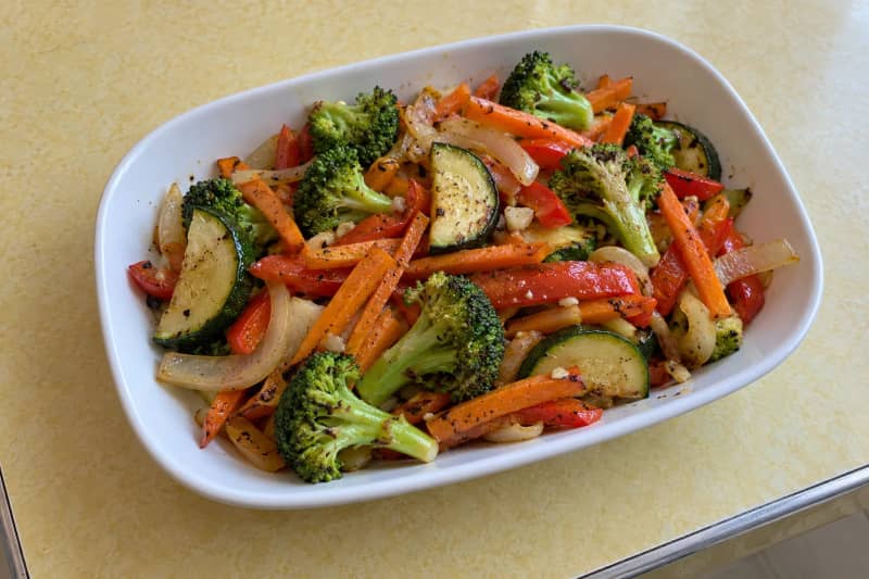 Sautéed mixed vegetables