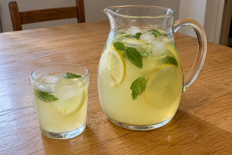 Homemade lemonade