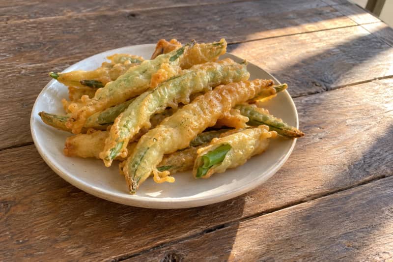 Battered green beans (peixinhos da horta)