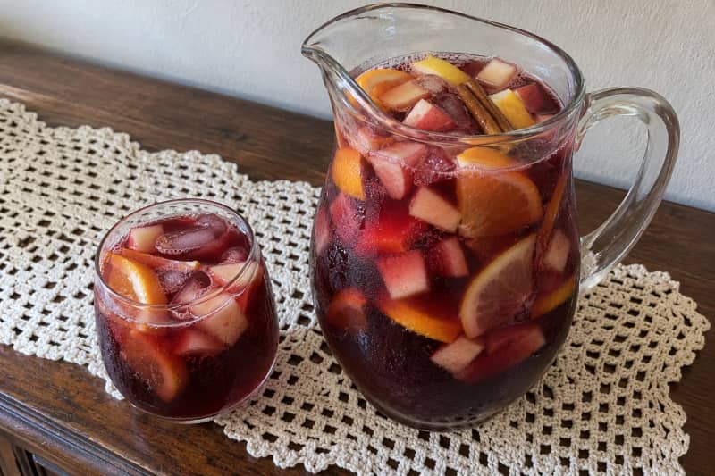 Red wine sangria