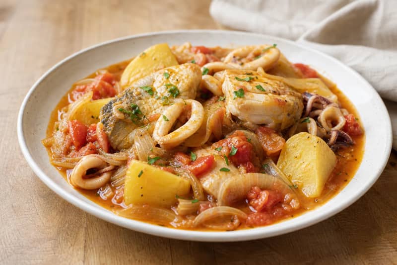 Caldeirada de Peixe (Portuguese fish stew)