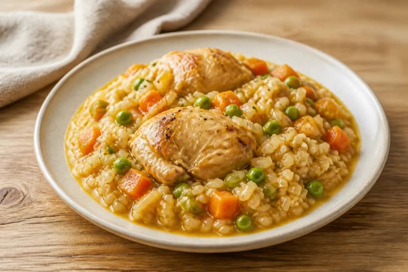 Rice with chicken