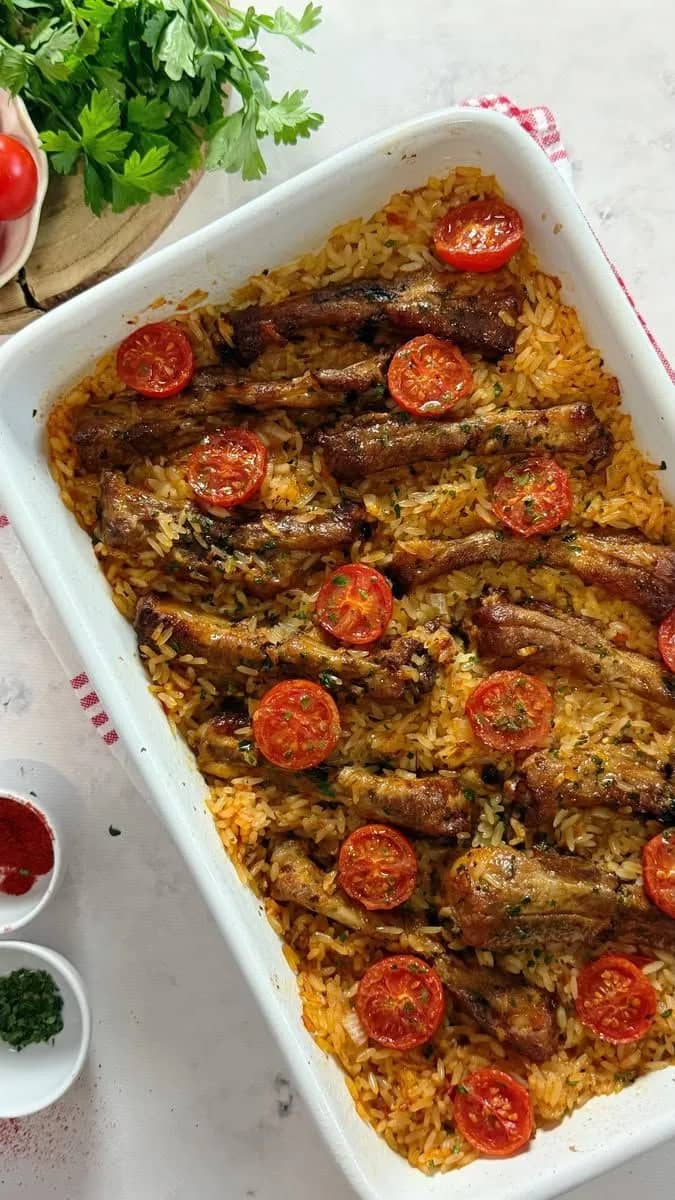 Rice with spare ribs