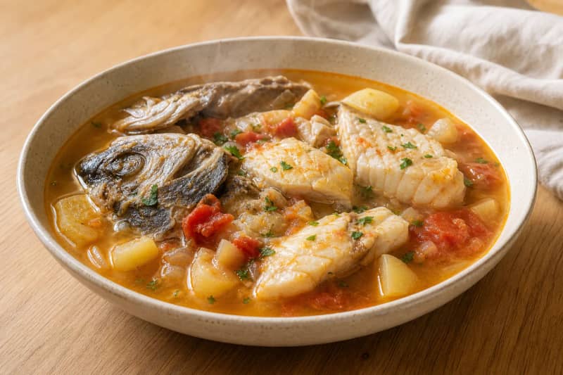 Rich fish soup