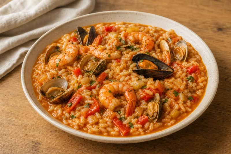 Seafood rice
