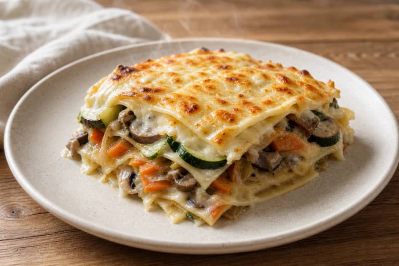 Vegetable lasagne