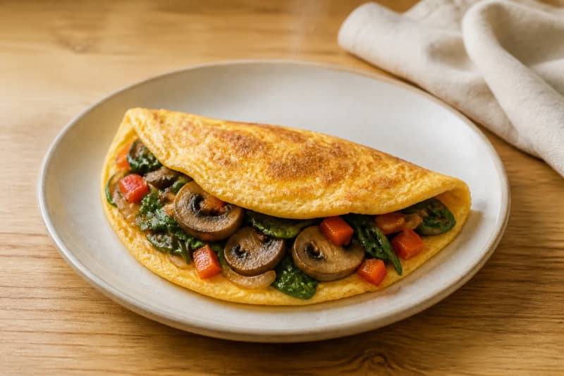 Vegetable omelette