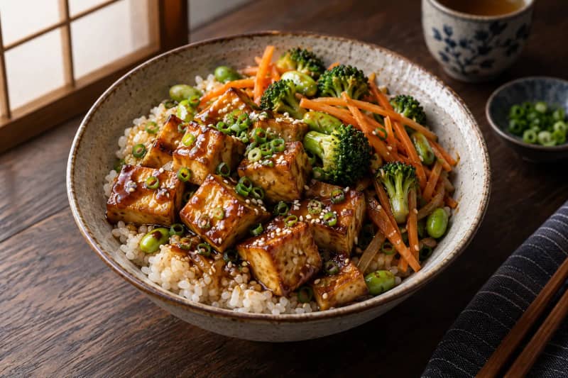Broccoli Beef Noodle Bowl