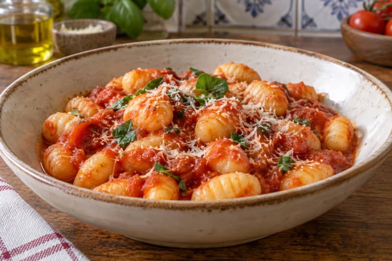 Gnocchi with Tomato Sauce
