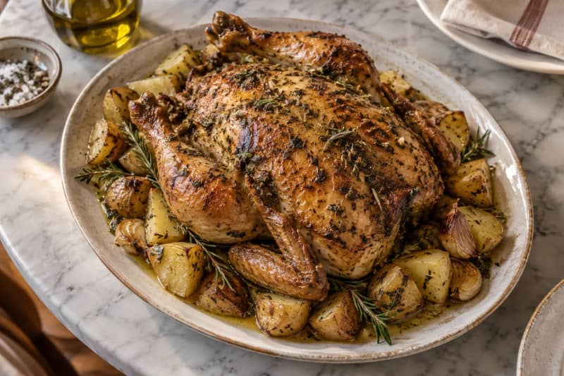 Italian Herb Roast Chicken
