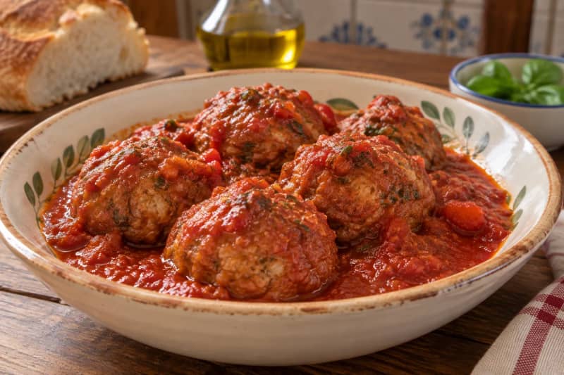 Meatballs in Tomato Sauce