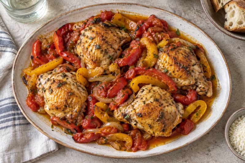 Roman Chicken with Peppers