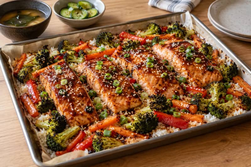 Bento-style Sheet Pan