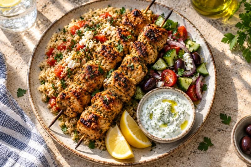 Chicken Kebab Plate