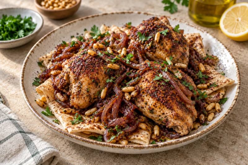 Chicken Musakhan lite