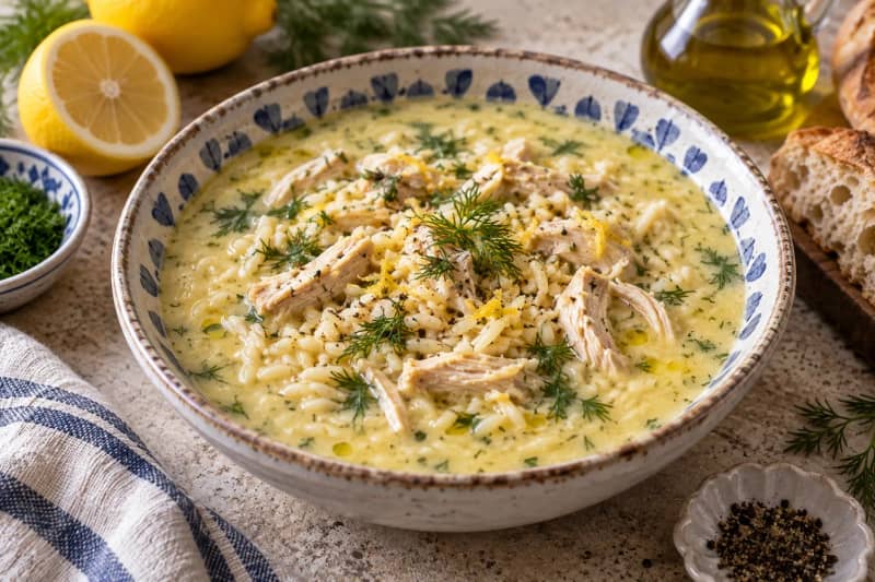 Greek Lemon Chicken Soup
