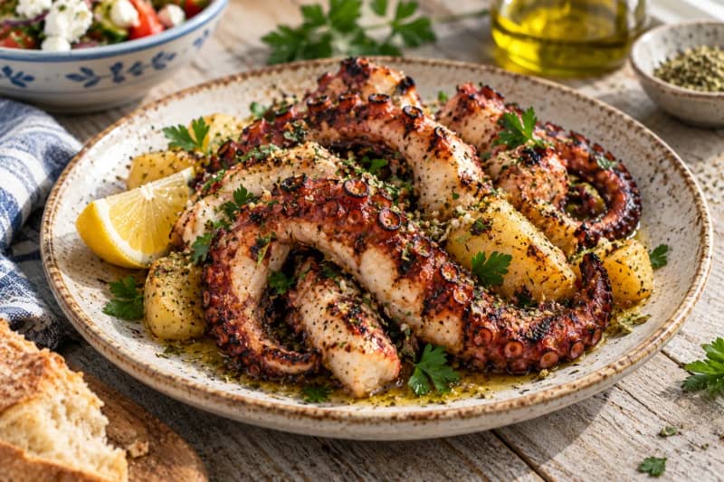 Grilled Octopus Greek