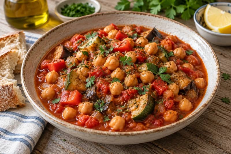 Mediterranean Chickpea Stew
