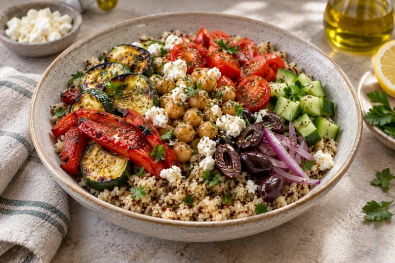 Mediterranean Quinoa Bowl
