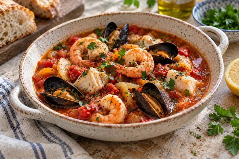 Seafood Stew Med lite