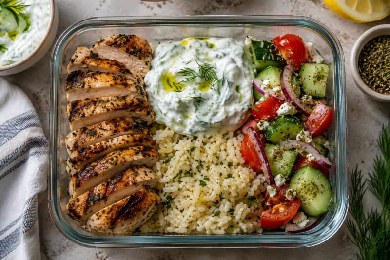 Tzatziki Chicken Meal Prep
