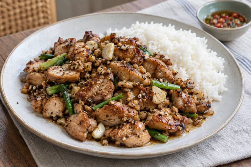 Garlic Pepper Chicken